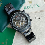 Rolex Day-Date Oyster Full Black Dial Dial For Men's Watch