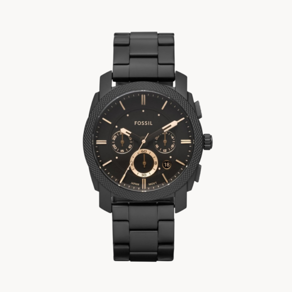 Fossil Black Metal Belt Watch For Men