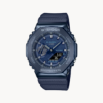 G-shock Metallic Blue Stainless Steel Watch For Men