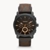 Fossil Chronograph Brown Leather Belt Men's Watch