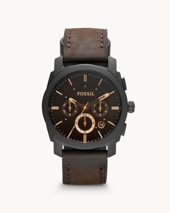 Fossil Chronograph Brown Leather Belt Men's Watch