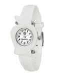 Girls White Analogue Watch 11 belt mango