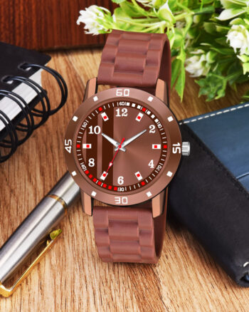 Men Dial & Bracelet Style Straps Analogue Watch